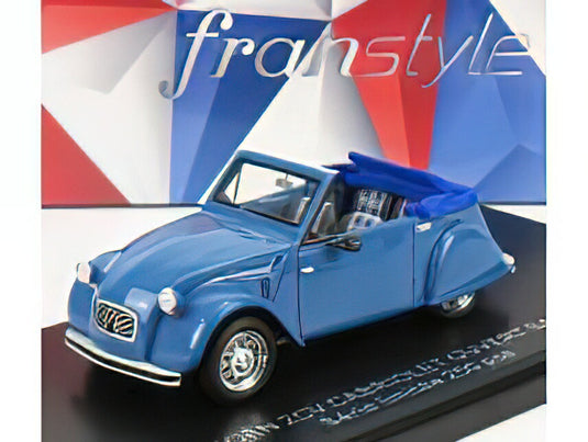 CITROEN - 2CV CABRIOLET OPEN 1954 - BLUE/FRANSTYLE 1/43模型モデルキット