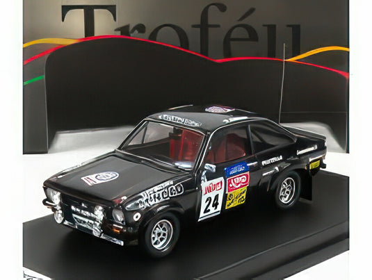 FORD ENGLAND ESCORT MKII N 24 RALLY 1000 LAKES 1979 L.LAMPI P.KUUKKALA BLACK/TROFEU 1/43ミニカー