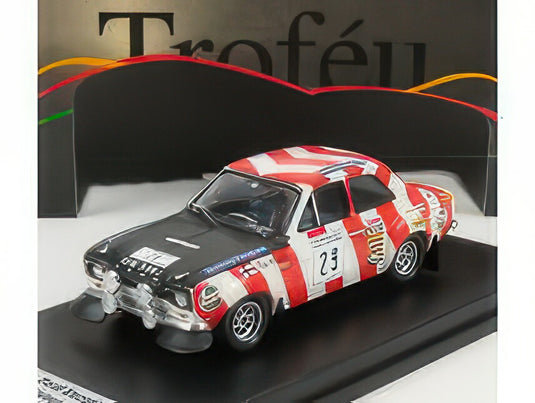 FORD ENGLAND ESCORT MKI N 29 RALLY RAC LOMBARD (night version) 1970 T.MAKINEN WHITE RED BLACK/TROFEU 1/43ミニカー
