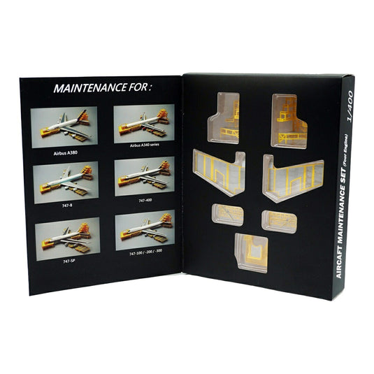 メンテナンスドッキングシステムセット Maintenance Docking System Set (Four Engine) / Fantasy Wings 1/400 飛行機模型 空港アクセサリ