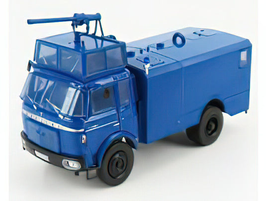BERLIET - GBK80 TANKER TRUCK GENDARMERIE POLICE 1979 - BLUE/EDICOLA 1/43ミニカー