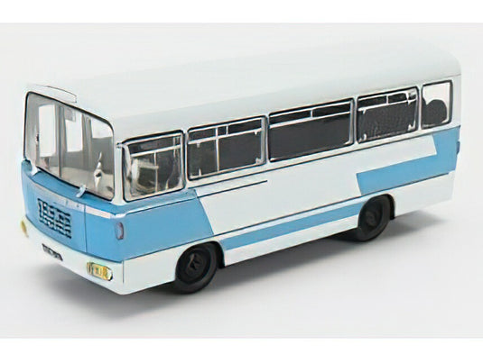 BERLIET - PAK HEULIEZ AUTOBUS 1966 - WHITE LIGHT BLUE/EDICOLA 1/43ミニカー