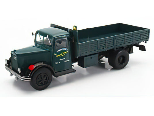 BERLIET - GDR 7W TRUCK RICHAUD FRANCOIS TRANSPORTS 2-ASSI 1949 - GREEN/EDICOLA 1/43ミニカー