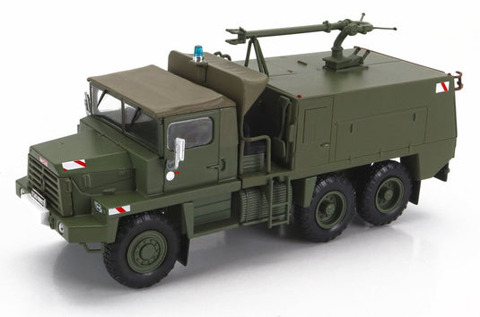 BERLIETベルリエ GBC 8KT タンクローリー 空港 3軸 1969 ミリタリーグリーン HACHETTE-BERLIET-COLLECTION / EDICOLA 1/43 ミニカー