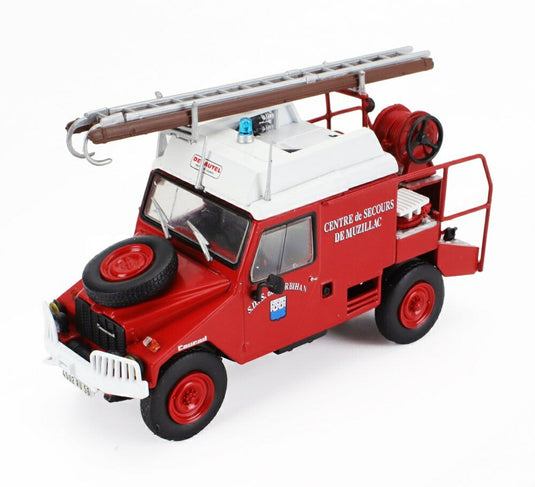 COURNIL SCD28 消防車 1985 レッドホワイト HACHETTE-VEHICULES-LEGERS-SAPEURS-POMPIERS COLLECTION / EDICOLA 1/43 ミニカー