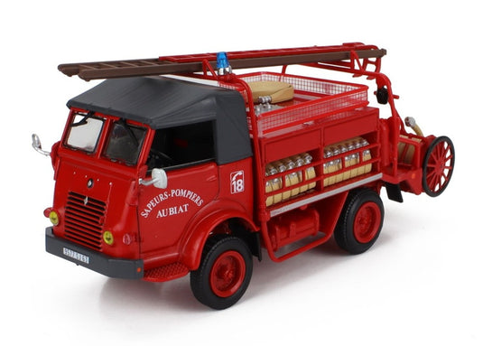 RENAULTルノー ガリオン タンク車 消防車 1961 レッドグレー HACHETTE-VEHICULES-LEGERS-SAPEURS-POMPIERS COLLECTION / EDICOLA 1/43 ミニカー