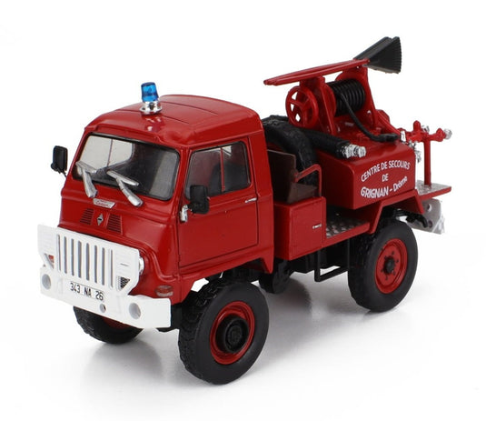 RENAULTルノー スーパーキャスター タンク車 消防車 1976 レッド HACHETTE-VEHICULES-LEGERS-SAPEURS-POMPIERS COLLECTION / EDICOLA 1/43 ミニカー