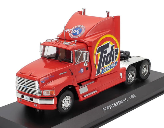 FORD USAフォードUSA AEROMAX トラクター トラック 1994 TIDE RACING TEAM オレンジ HACHETTE-TRUCK-TUNING-COLLECTION / EDICOLA 1/43 ミニカー