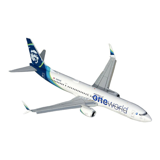 アラスカ航空 Alaska Airlines ボーイング 737-900ER ワンワールド塗装 フラップダウン仕様 N487AS / Gemini 1/200 飛行機模型 旅客機