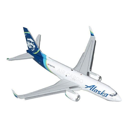 アラスカ航空 Alaska Airlines Cargo ボーイング 737-700BDSF N627AS フラップダウン仕様 / GeminiJets 1/200 飛行機模型 旅客機