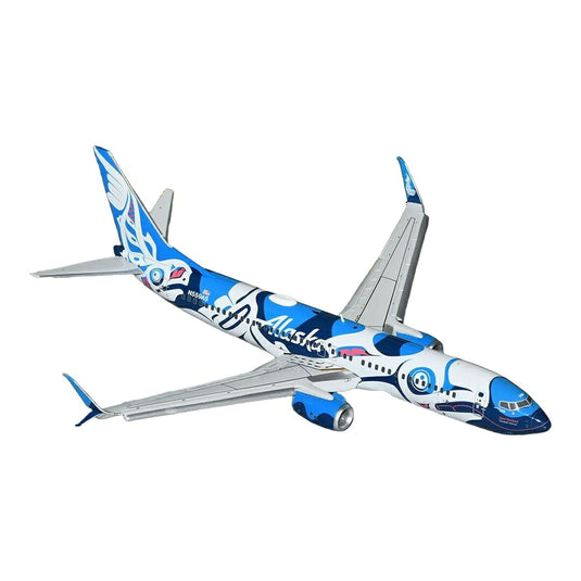 アラスカ航空 Alaska ボーイング 737-800 N559AS フラップダウン仕様 / GeminiJets 1/200 飛行機模型 旅客機