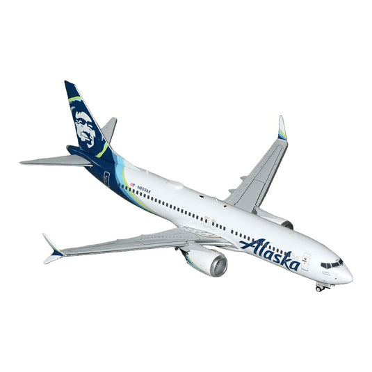アラスカ航空 Alaska Airlines ボーイング 737 MAX 8 / GeminiJets 1/200 飛行機模型 旅客機