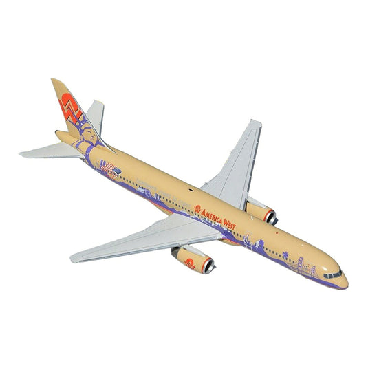 アメリカン・ウエスト航空 America West Airlines ボーイング 757-200 Teamwork Coast to Coast 特別塗装 / GeminiJets 1/200 飛行機模型 旅客機