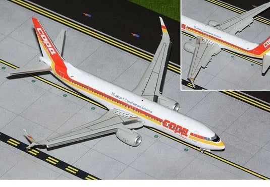 コパ航空 Copa Airlines ボーイング 737-800 HP-1841CMP フラップダウン仕様 75周年レトロ塗装 / GeminiJets 1/200 飛行機模型 旅客機