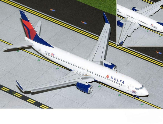 デルタ航空 Delta Air Lines ボーイング 737-800 N3746H フラップダウン仕様 / Gemini 1/200 飛行機模型 旅客機
