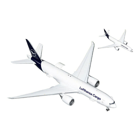 ルフトハンザ・カーゴ Lufthansa Cargo ボーイング 777-200LRF D-ALFA インタラクティブシリーズ / GeminiJets 1/200 飛行機模型 旅客機