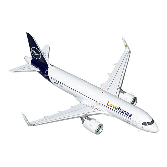 ルフトハンザ Lufthansa エアバス A320neo D-AINY Lovehansa特別塗装 / GeminiJets 1/200 飛行機模型 旅客機