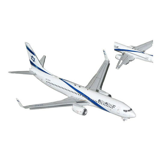 エルアル航空 El Al Israel Airlines ボーイング 737-800 4X-EKK フラップダウン仕様 / GeminiJets 1/200 飛行機模型 旅客機