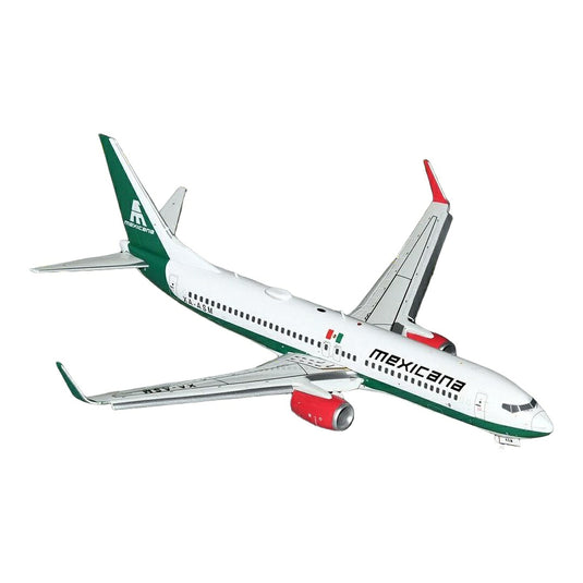 メキシカーナ航空 Mexicana ボーイング 737-800 XA-ASM フラップダウン仕様 / GeminiJets 1/200 飛行機模型 旅客機