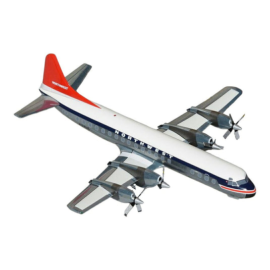 ノースウエスト・オリエント航空 Northwest Orient Airlines ロッキード L-188C N128US / Gemini 1/200 飛行機模型 旅客機