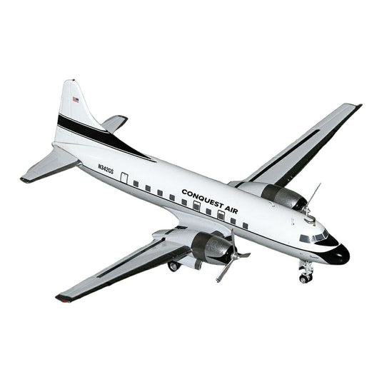 コンクエスト・エア Conquest Air コンベア CV-340 N342GS / GeminiJets 1/200 飛行機模型 貨物機