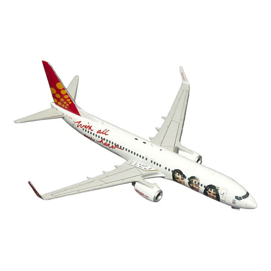 スパイスジェット SpiceJet ボーイング 737-800 VT-SZK Employee Logo Jet 特別塗装 / GeminiJets 1/200 飛行機模型 旅客機