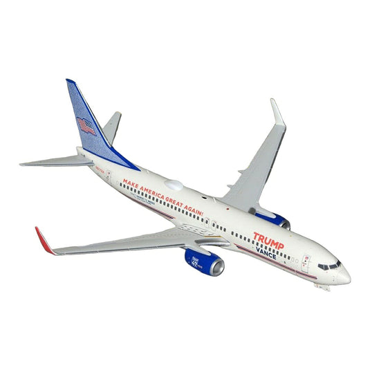 トランプ・バンス キャンペーン Trump-Vance Campaign ボーイング 737-800 N917XA / GeminiJets 1/200 飛行機模型 旅客機