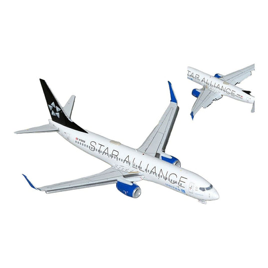 ユナイテッド航空 United ボーイング 737-800 N76516 スターアライアンス塗装 フラップダウン仕様 / GeminiJets 1/200 飛行機模型 旅客機
