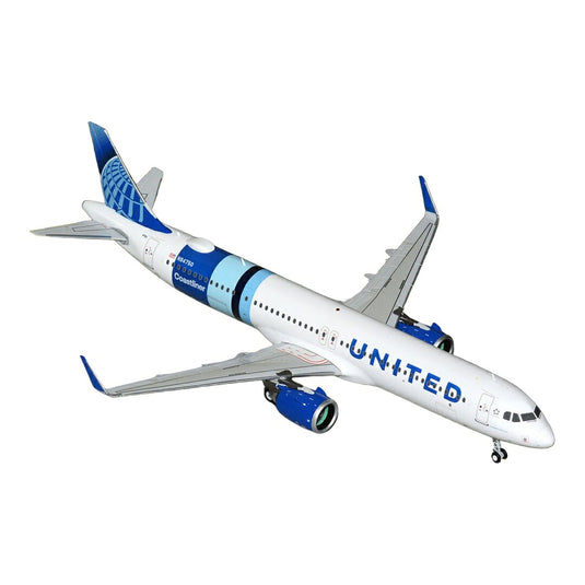 ユナイテッド航空 United Airlines エアバス A321neo / GeminiJets 1/200 飛行機模型 旅客機
