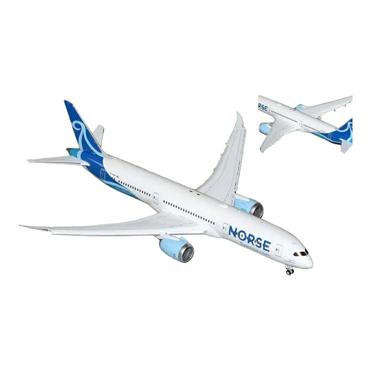 ノース・アトランティック・エアウェイズ Norse Atlantic Airways ボーイング 787-9 フラップダウン仕様 G-CKWS / GeminiJets 1/200 飛行機模型 旅客機