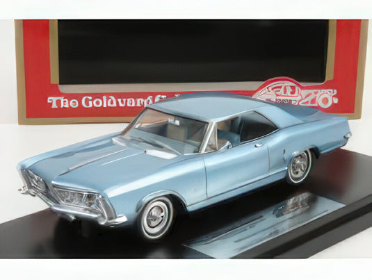 BUICK - RIVIERA 1963 - MARLIN BLUE/GOLDVARG 1/43ミニカー
