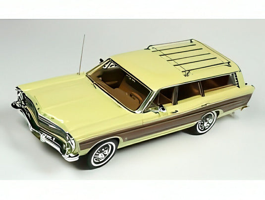 【予約】12月以降発売予定FORD USA カントリースクワイア SW ステーションワゴン 1967 イエローウッド/ GOLDVARG 1/43 ミニカー