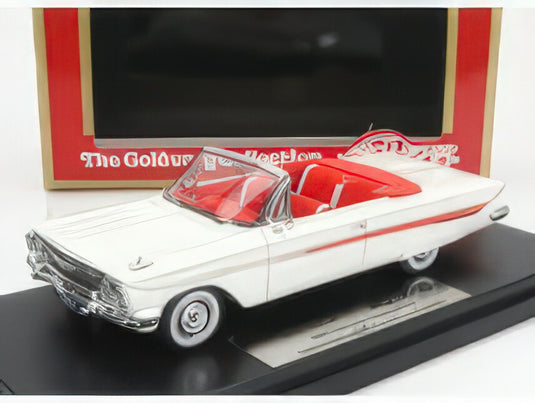 CHEVROLET - IMPALA CABRIOLET OPEN 1961 - WHITE/GOLDVARG 1/43ミニカー