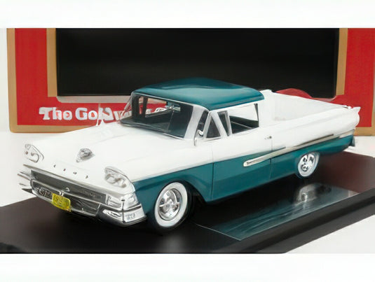 FORD USA - RANCHERO PICK-UP 1958 - BLUE GREEN WHITE/GOLDVARG 1/43ミニカー 180台限定