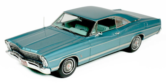 【予約】2026年発売予定Ford USAフォードUSA Galaxieギャラクシー クーペ 1967 クリアウォーターアクア / GOLDVARG 1/43 ミニカー