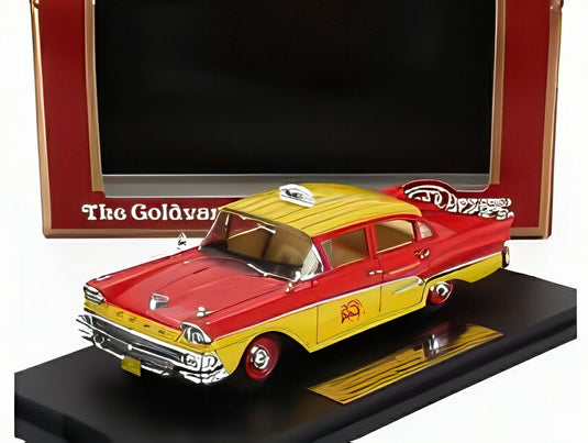 FORD USA CUSTOM 300 タクシー 1958 イエロー レッド/GOLDVARG 1/43ミニカー