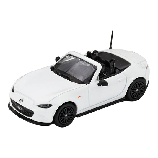 Mazdaマツダ MX-5 ロードスター 2024 ホワイト / GCD 1/64 ミニカー