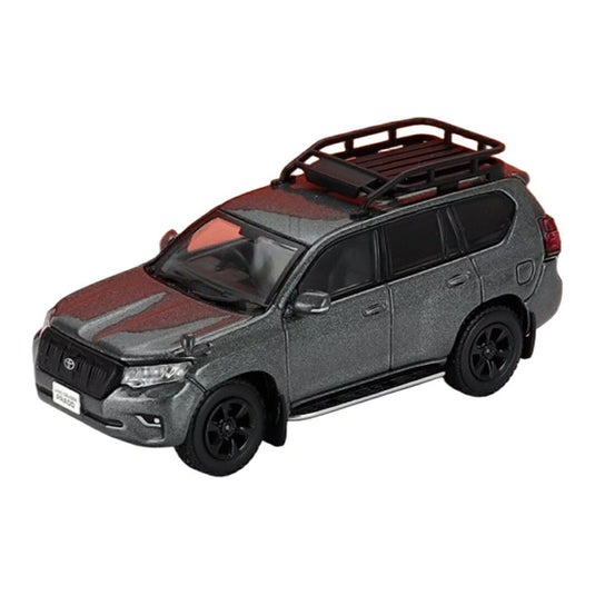Toyotaトヨタ ランドクルーザー プラド 150 2021 グレー / GCD 1/64 ミニカー