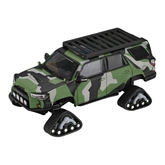 Toyotaトヨタ 4Runner 4ランナー ワイドボディ プレランナー 2018 カモフラージュ / GCD 1/64 ミニカー