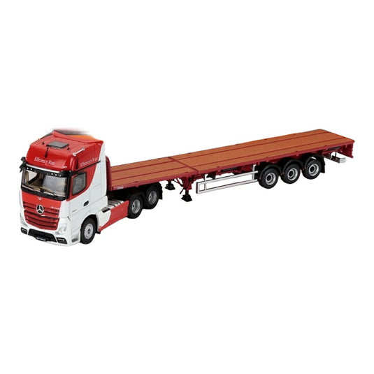 Mercedes Benzメルセデスベンツ Actros 2651 GigaSpace Efficiency Run レッド ホワイト / GCD 1/64 ミニカー トラック模型