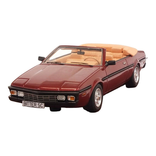 Bitterビター SC Cabrioletカブリオレ 1983 89 メタリックレッド / GREAT ICONIC MODELS 1/43 ミニカー