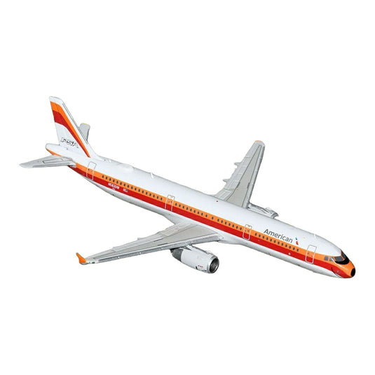 アメリカン航空 American Airlines エアバス A321-200 N582UW PSAレトロ塗装 / GeminiJets 1/400 飛行機模型 旅客機