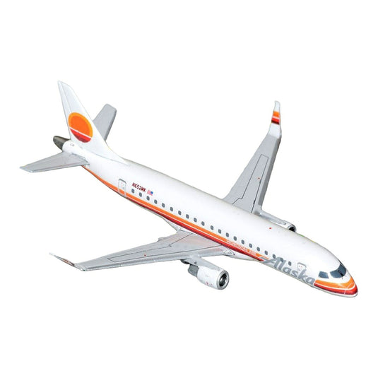アラスカ航空 Alaska Airlines エンブラエル 175 N652MK / GeminiJets 1/400 飛行機模型 旅客機