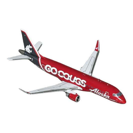 アラスカ・ホライゾン Alaska Horizon エンブラエル 175 N661QX "Go Cougs" 特別塗装 / GeminiJets 1/400 飛行機模型 旅客機