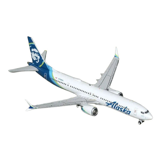 アラスカ航空 Alaska Airlines ボーイング 737-MAX9 N708AL / GeminiJets 1/400 飛行機模型 旅客機