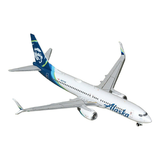 アラスカ航空 Alaska Airlines ボーイング 737-800 / GeminiJets 1/400 飛行機模型 旅客機