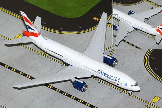 ブリティッシュ・エアウェイズ British Airways ボーイング 767-200ER G-YMMR ワンワールド塗装 フラップダウン仕様 / GeminiJets 1/400 飛行機模型 旅客機