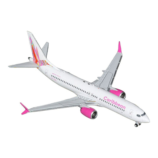 カリビアン航空 Caribbean Airlines ボーイング 737-MAX8 9Y-CAL / GeminiJets 1/400 飛行機模型 旅客機