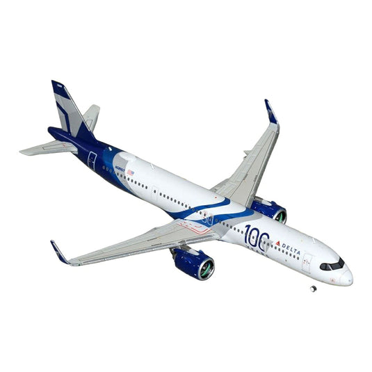 デルタ航空 Delta Air Lines エアバス A321neo 100周年記念塗装 N589DT / GeminiJets 1/400 飛行機模型 旅客機