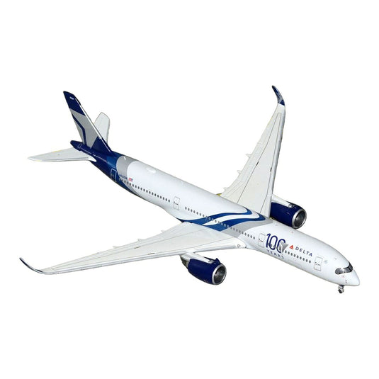 デルタ航空 Delta Air Lines エアバス A350-900 100周年特別塗装 N527DN / GeminiJets 1/400 飛行機模型 旅客機